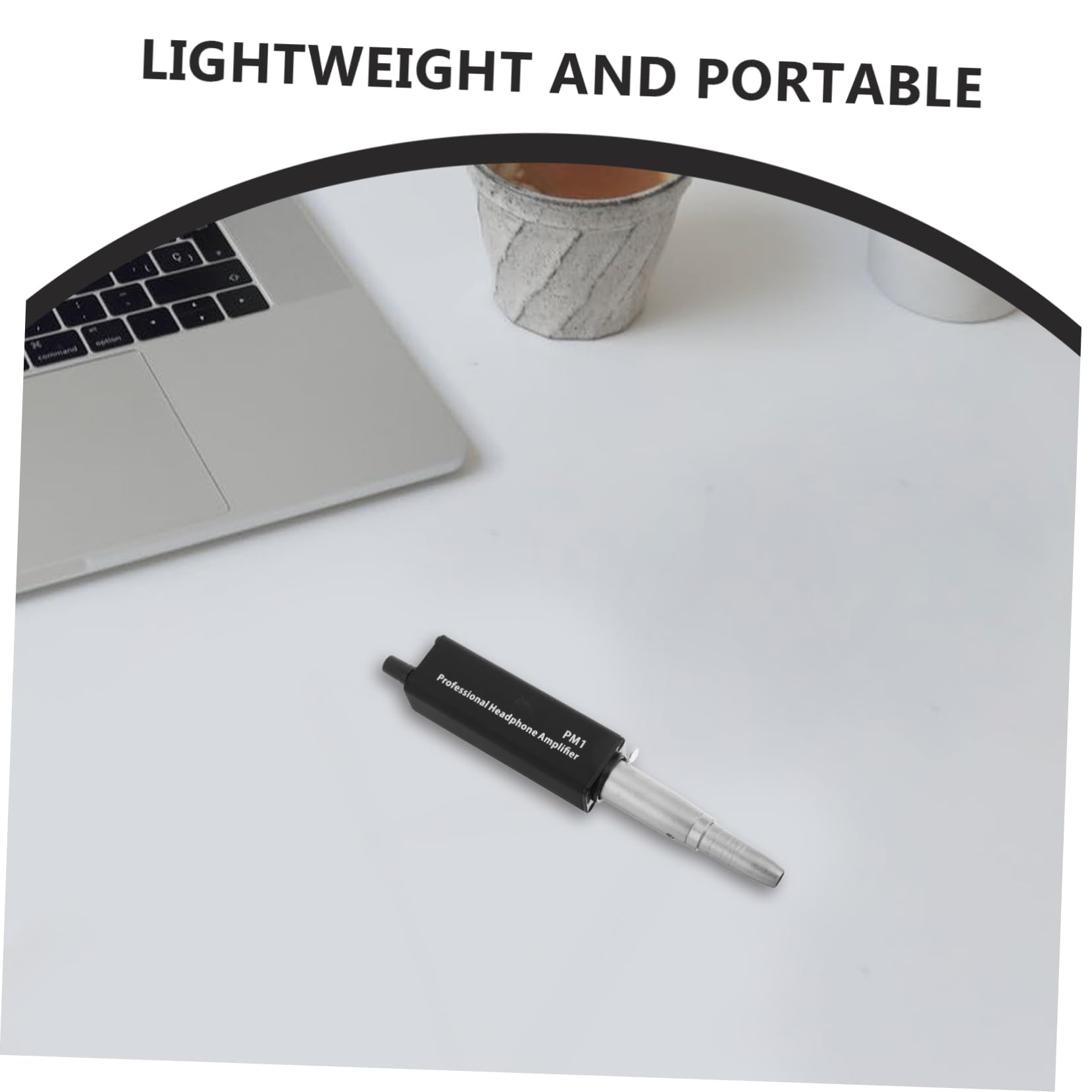 NUOBESTY Amplificador De Volumen Portátil Miniauriculares Sonido Compatible Interruptor Ganancia Estéreo y Portátil