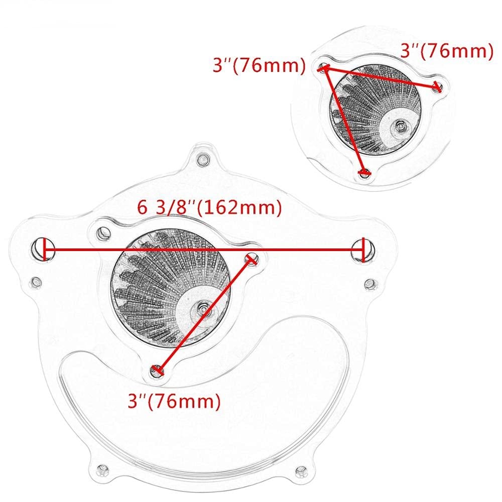 Środek dla czyszczenia filtra powietrza wlotowy CNC, Harley