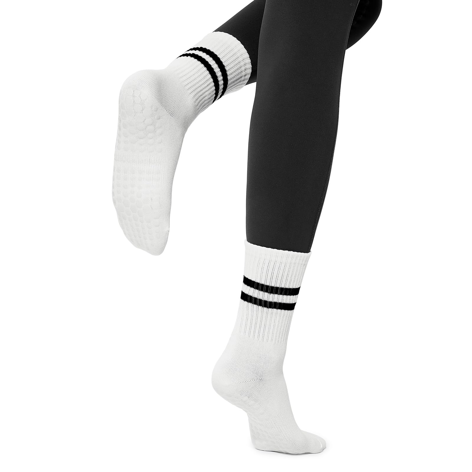 American Trends Pilates Socks with Grips for Women Yoga Socks Barre Socks Non Slip Socks