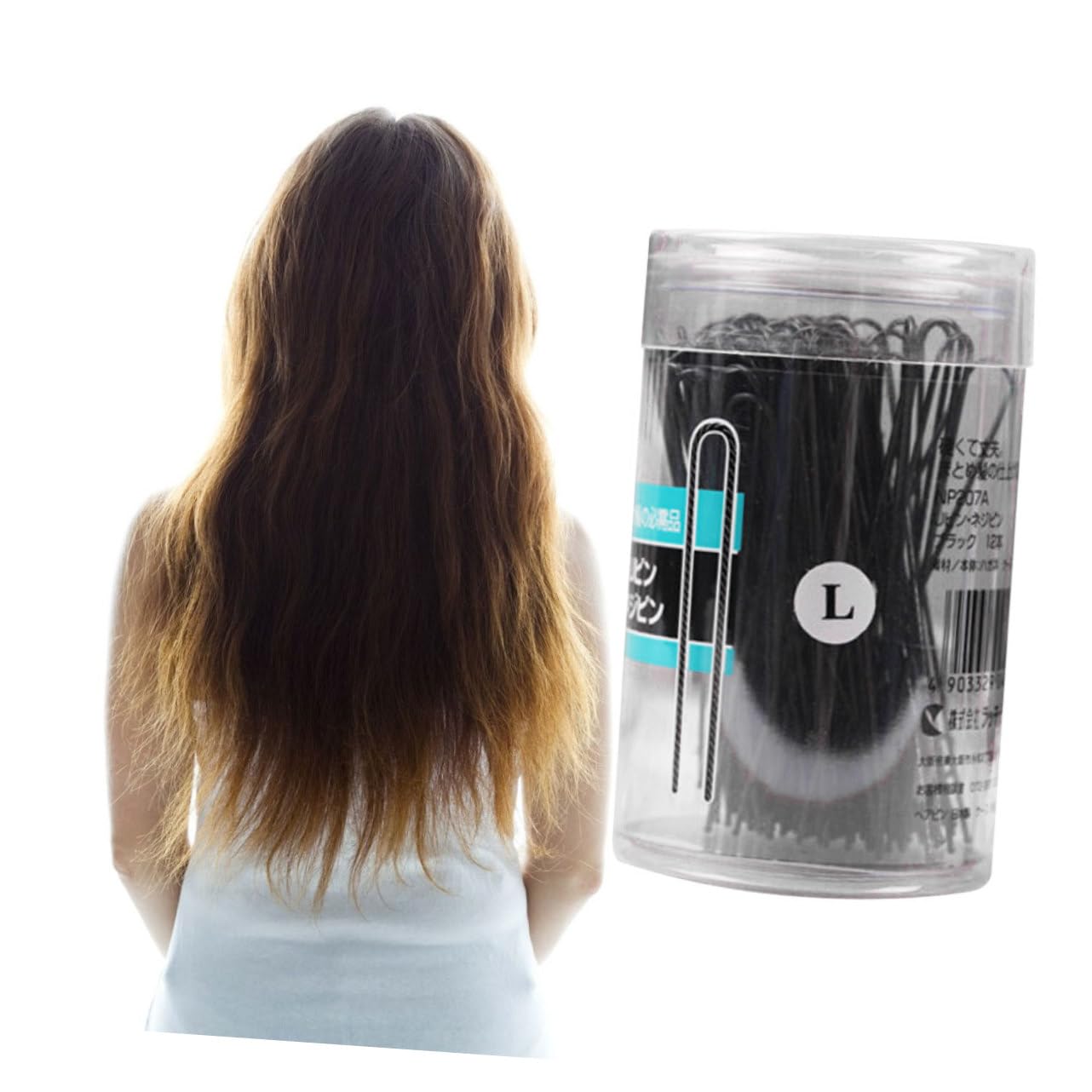 Healeved 300pezzi Clip Per u Shaped Inossidabile Per Acconciature Updo e Chignon Design Corrugato Facili Usare Per