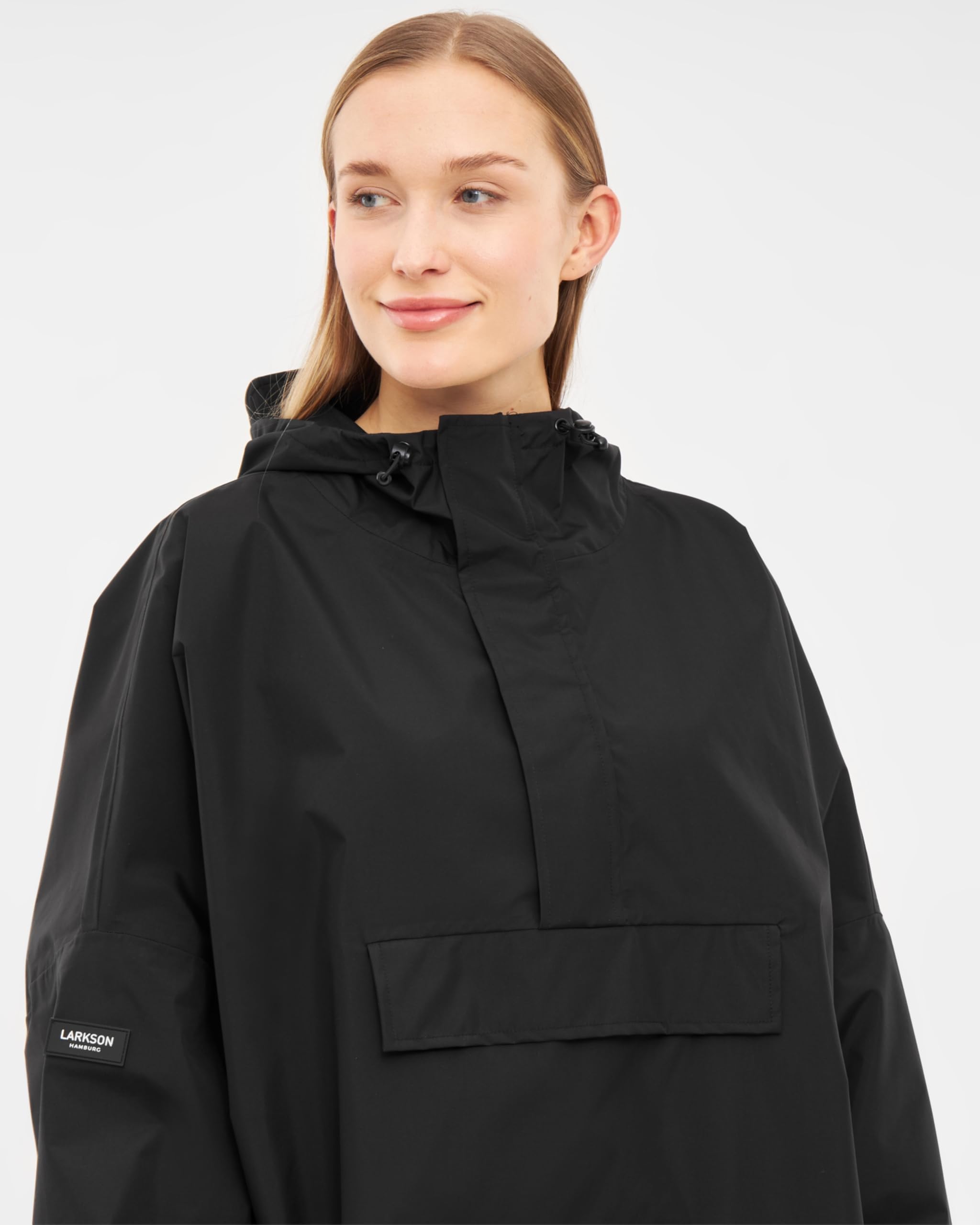 LARKSON Chubasquero Lluvia Mujer Hombre - Lykke - Impermeable Unisex para Ciclismo Outdoor Festival - 10000mm Columna de Agua - Chaqueta de Lluvia con Costuras Selladas