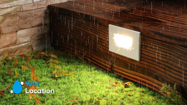 LEONLITE 3CCT 120V LED Step Lights, Vertical 5%-100% Dimmable Stair - View #7