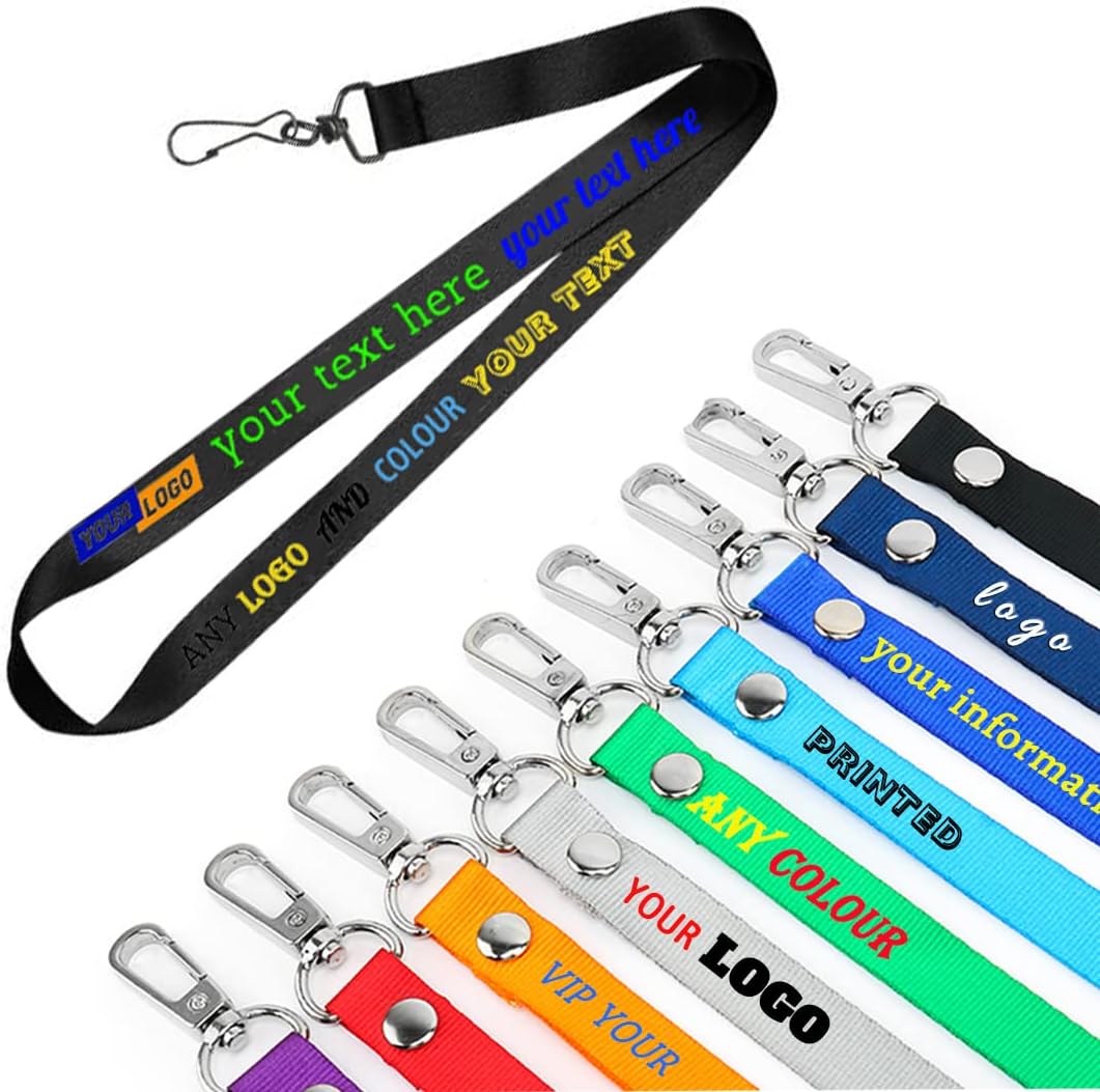 Schlüsselbänder mit Ausweishalter, personalisierbar, mit Foto, Name ...