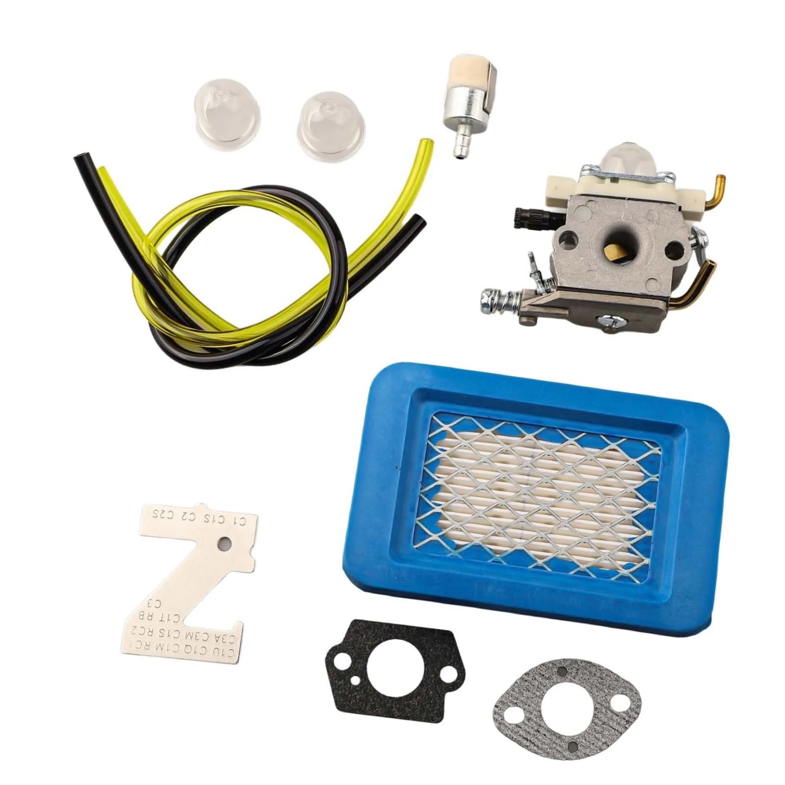 Kit de filtre à carburateur pour souffleur à dos et set d'entretien complet pour moteur