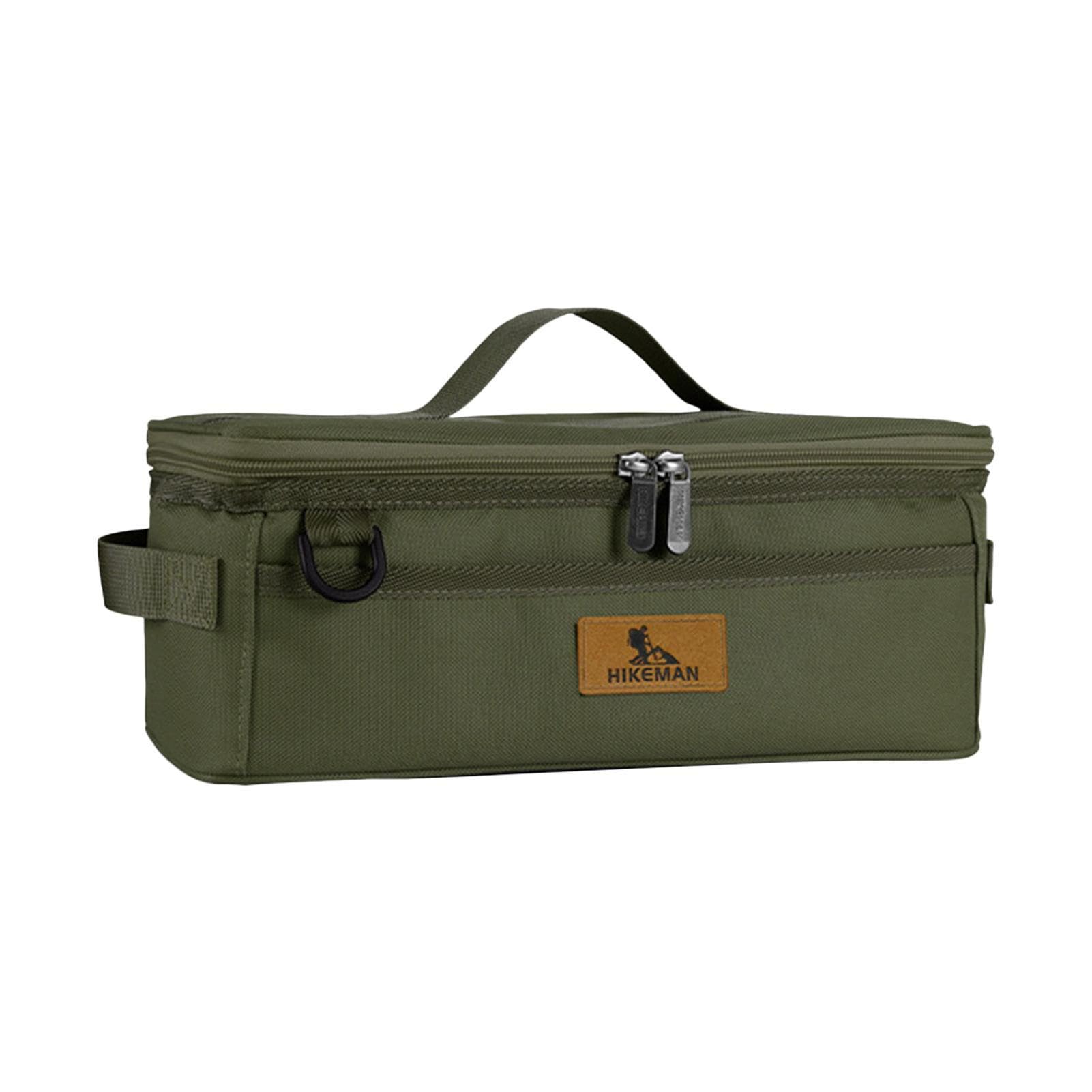 Sac à Ustensiles De Camping, Portable Multi-Poches En Toile Support De Rangement Pour Ustensiles Brosse Rouleau Sac Voyage Outil Rouleau Pochette Pour Camping Barbecue Couverts Randonnée