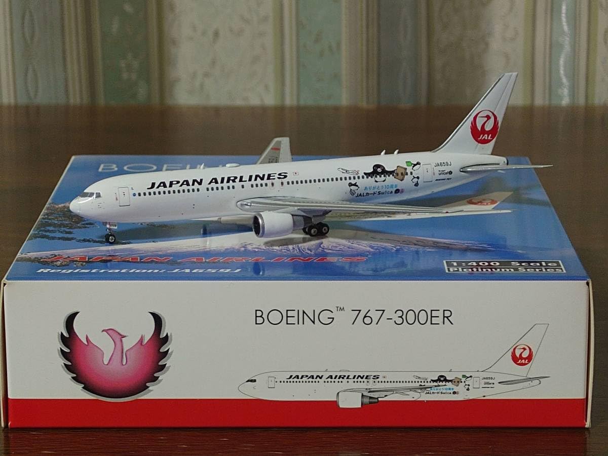 Amazon.co.jp: 1/400 PHOENIX JAL B767-300ER JALカードSuica塗装機