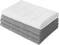 Kit 4 Panos de Chão Grandes Panão em Microfibra 80x50 cm – Alta Absorção, Secagem Rápida e Durabilidade Premium
