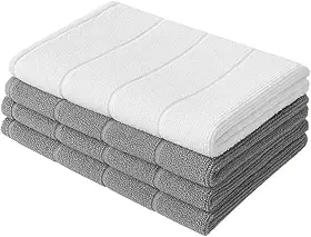 Kit 4 Panos de Chão Grandes Panão em Microfibra 80x50 cm – Alta Absorção, Secagem Rápida e Durabilidade Premium