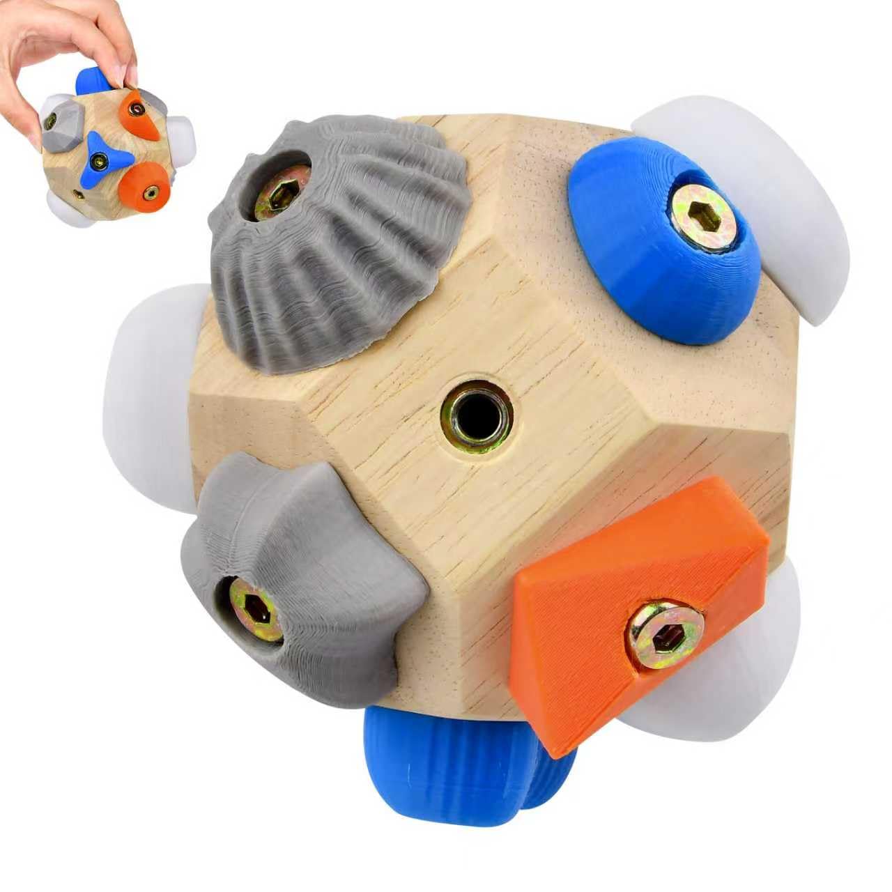 Dandin Handcrafted 3D Rock Climbing Gifts, Finger Training Tool for Climbers, Finger Strength Training Climbing Ball, Bouldering Gifts, Climbing Gifts for Rock Climbers Men Women