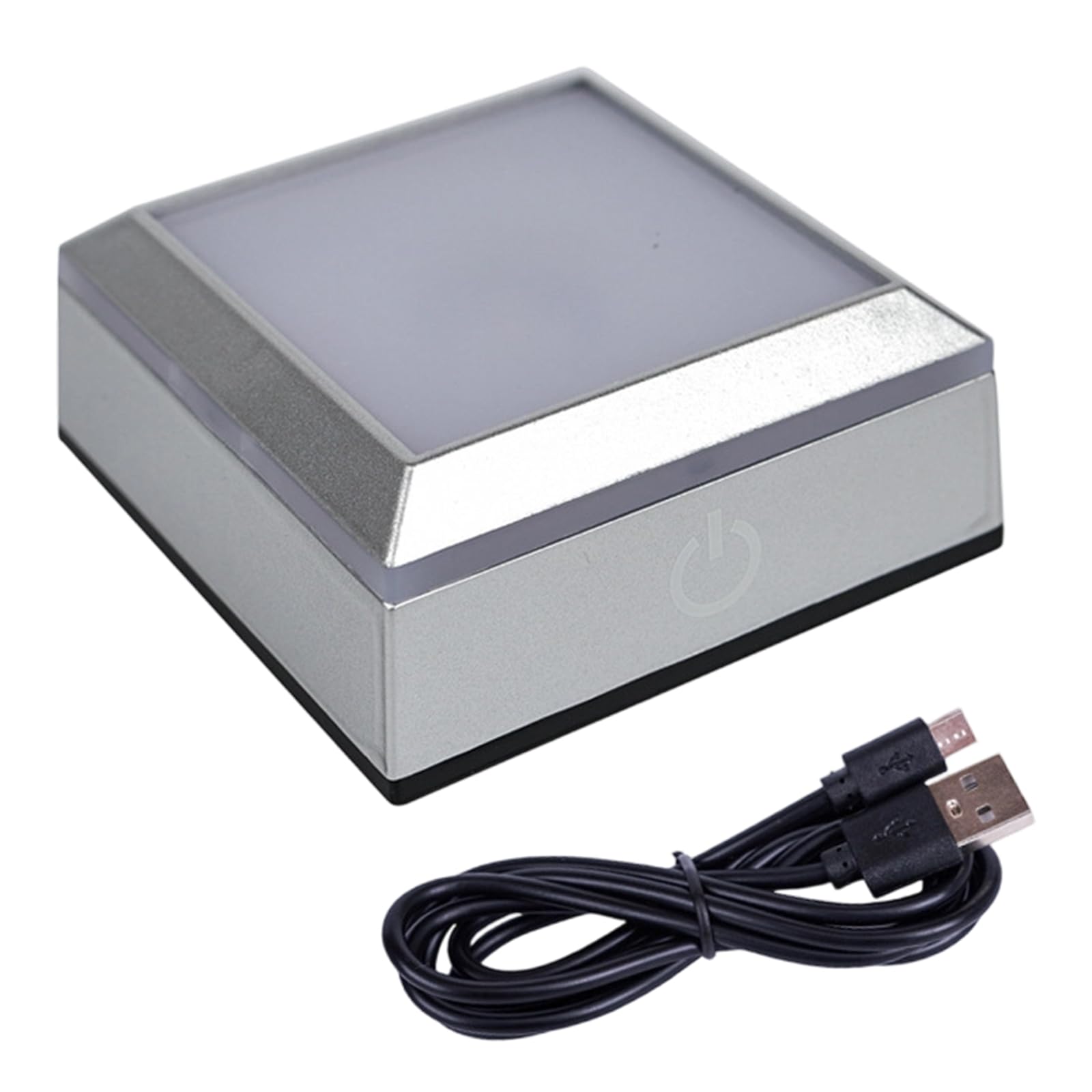 Safe Low Temperature Touch Sensitive Crystals Atmospheres Lamp Base with LED for Ambiances in Museums and Households Lamp