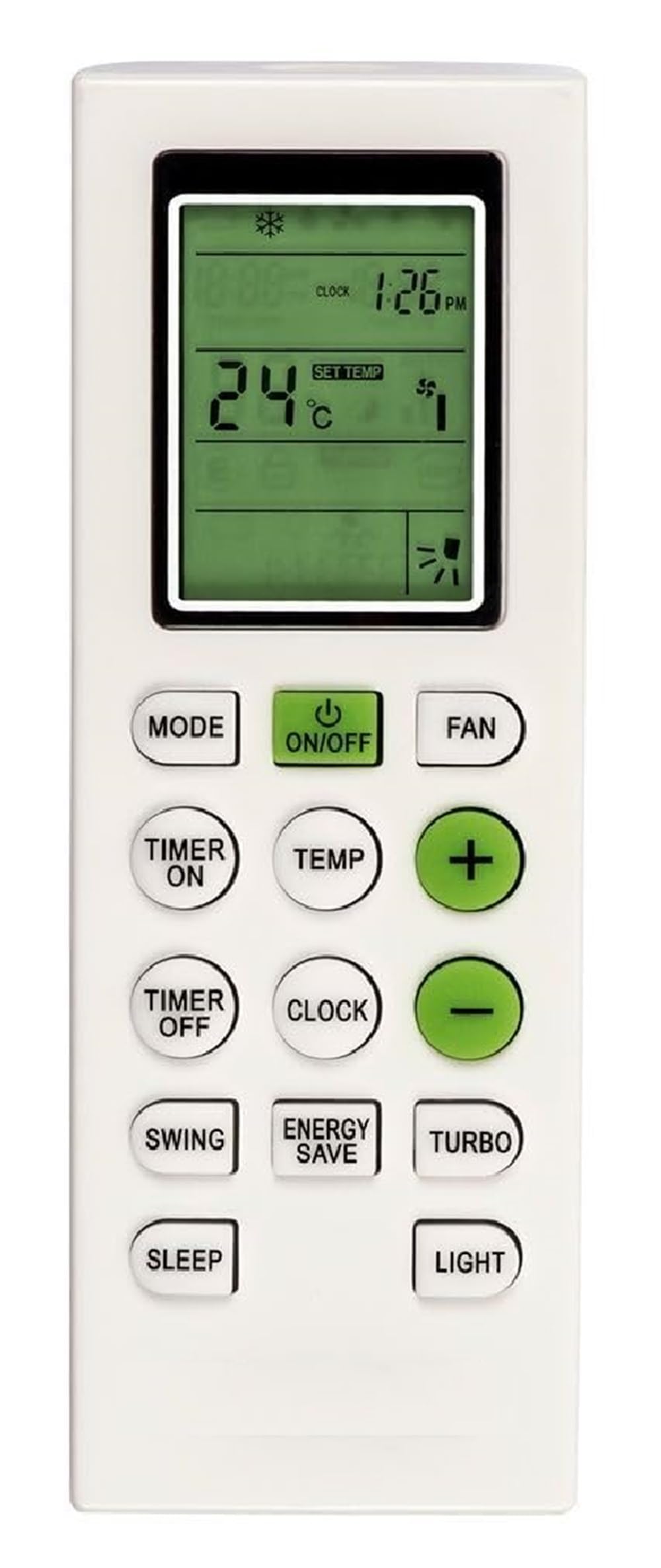 ZORVIA 5 Years Warranty Replacement Remote Compatible for Blue Star AC 1.5 Ton 5 Star Inverter Split, 1 & 2 Ton | Universal AC Remote Control for Model 266 | Works with Split & Window AC-image-23