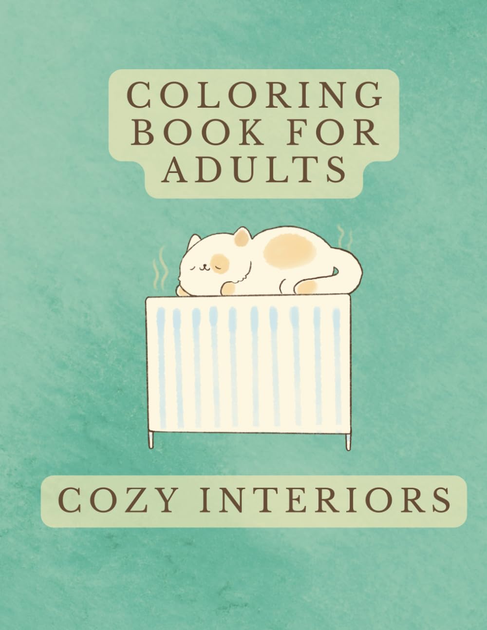 Coloring book for adults: A Cozy & Relaxing Adult Coloring Book for Stress Relief, Mindfulness, Anxiety and ADHD friendly, 28 coloring pages, cozy interiors