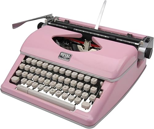 Miniatura 4 de Royal 79105Y Máquina de escribir manual clásica (rosa)