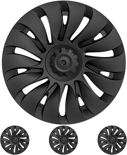 Klutchtech Tapacubos modelo Y 2020-2023 19 pulgadas, fundas de rueda Gemini, tapas de rueda de 19 pulgadas, tapas de cubo de rueda Tempest de