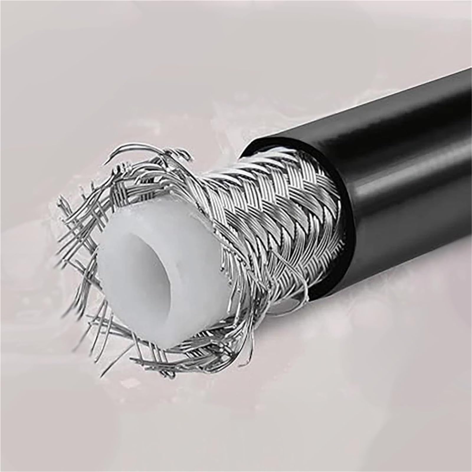 Línea de Embrague y Freno Manguera De Freno Trenzada Acero Inoxidable para Accesorios Motocicleta M8 28°-28°, 10 Cm-500 Cm(450cm)