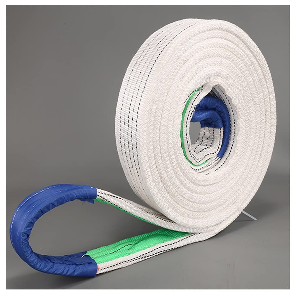 Lifting Strap Webbing Lifting Sling 6 Tonne Lifting Sling Tow Strap Cargo Sling Rated Strap Rigging Straps Durable Lifting Rope Multi-Layer Weaving (Color : 3T, Size : 9M)