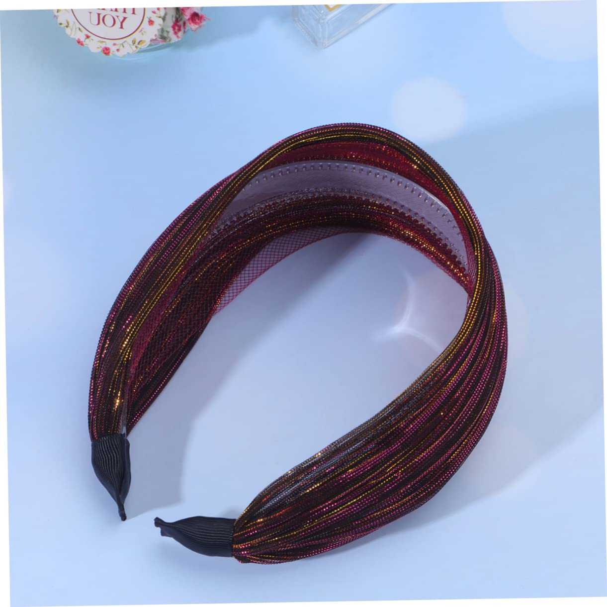 MAGICLULU 3 Diademas Anchas De Encaje Para Mujer Y Niña Accesorios De Moda Para El Cabello Banda De Tela Para El Cabello.