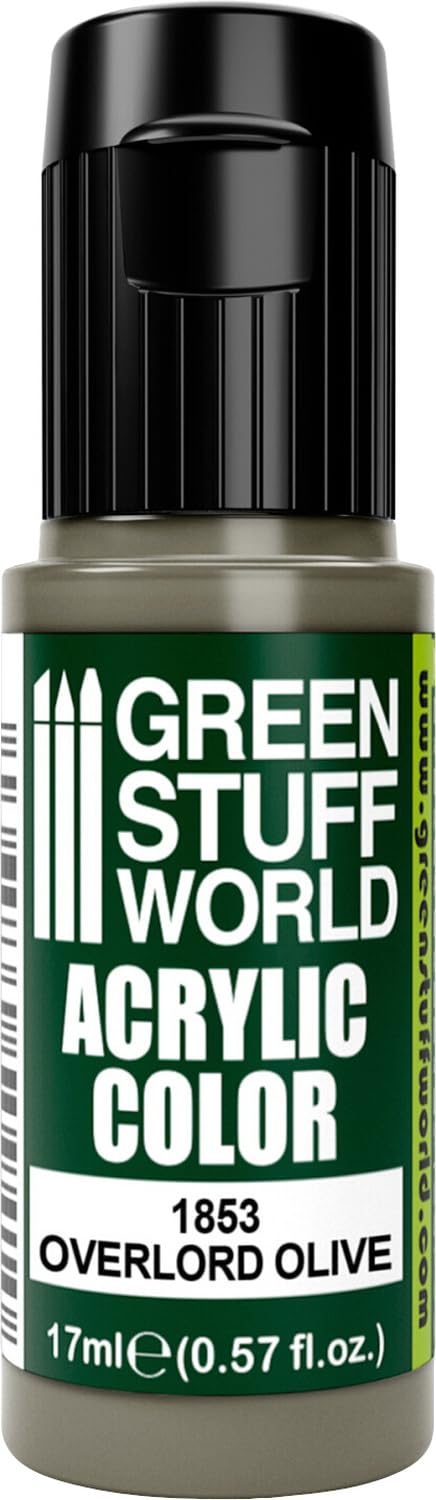 Green Stuff World Acrylic Color Paint - OVERLORD OLIVE 17ml