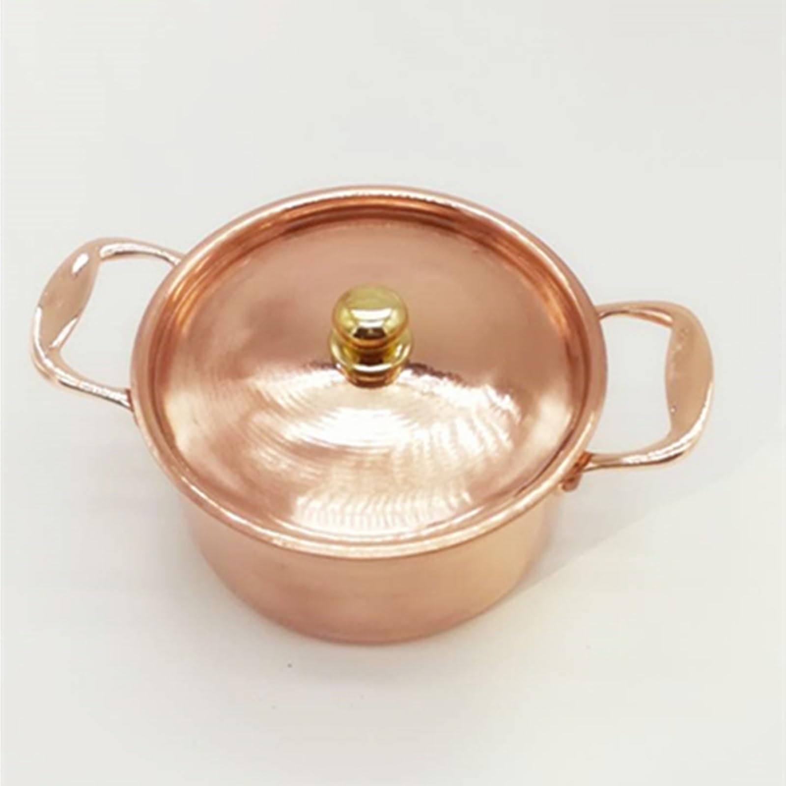 Olla de Cobre Puro, Olla Caliente, cazuela con Tapa, for Picnic, Estufa, hogar, Cocina casera