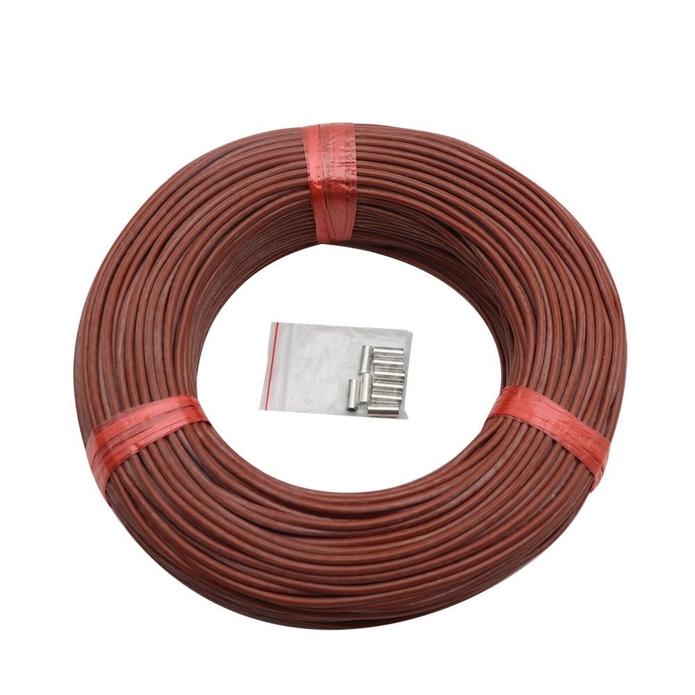 1 szt. kabel do ogrzewania podłogowego na podczerwień - 12K, 33 ohm/m, elektryczna cewka grzewcza z włókna węglowego, 2,0 mm(100m)