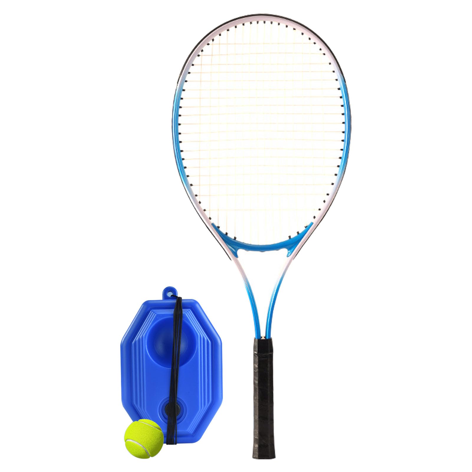 Set di Trainer da Tennis, Racket Singolo Portatile Tineratore Rimbalzi di Allenamento per i Principianti per Principianti