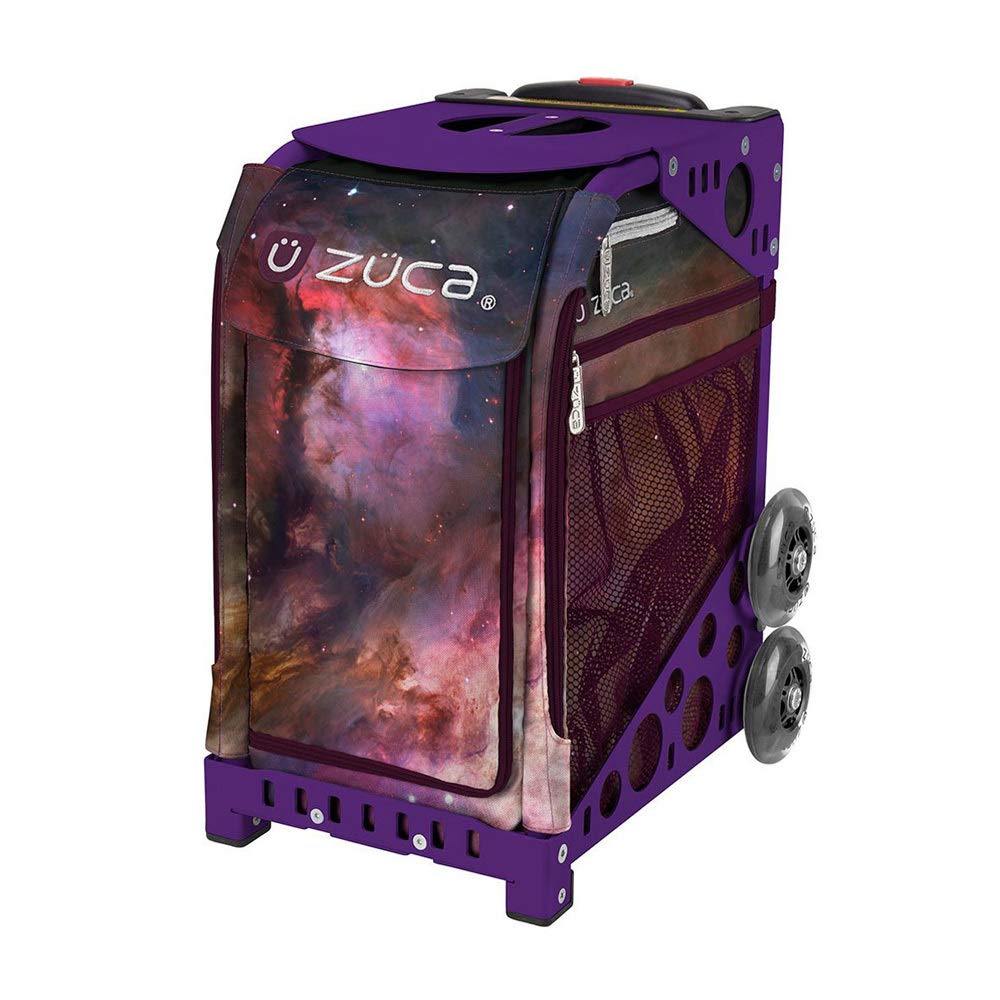 Zuca Sport Bag - Galaxy with Gift Lunchbox and Seat Cover (Purple Frame)