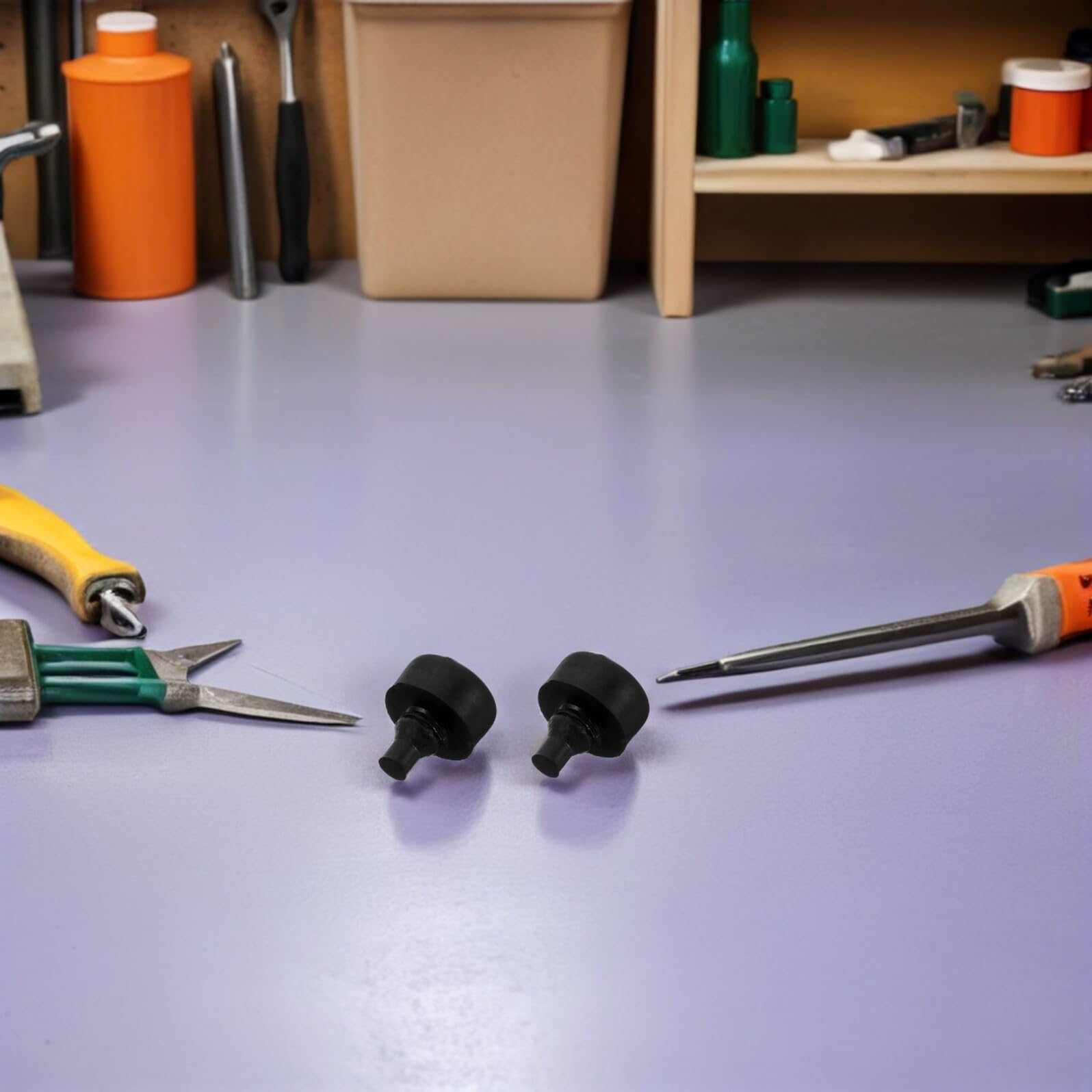 ERINGOGO Set 100 Pezzi Boccole di Supporto Motore Moto in Gomma Nera Antivibrazione Blocco Smorzante, Ammortizzatori Supporto Motore per Scooter e Motociclette, Accessori Officina