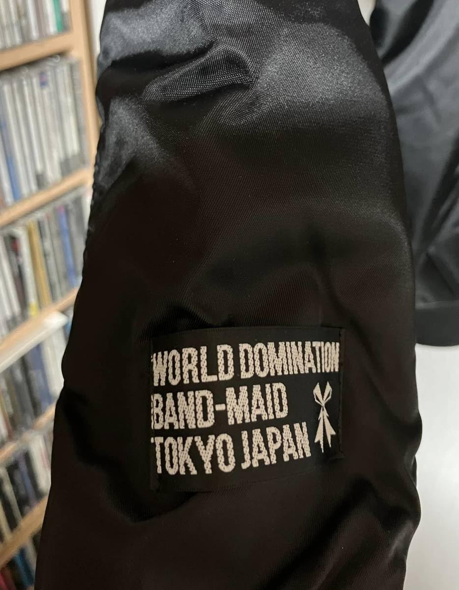 ミュージシャン BandMaid Embroiderd BUDOUKAN MA-1 ミュージシャン BandMaid Embroiderd BUDOUKAN MA-1 BAND-MAID