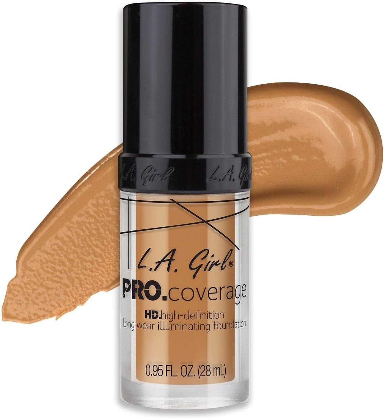 - L.A. Girl HD Pro Liquid Matte Foundation for Face Makeup - Nude Beige, Matte & Poreless Ultra Blendable Liquid, Full Coverage & Long Lasting Glow, Natural Finish Infallible, Vegan & Cruelty - 28ml