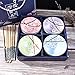 Cerficer Ceramic Rice Bowls and Chopsticks Sushi Bowl Set of 4 for Rice, Soups, Cereals