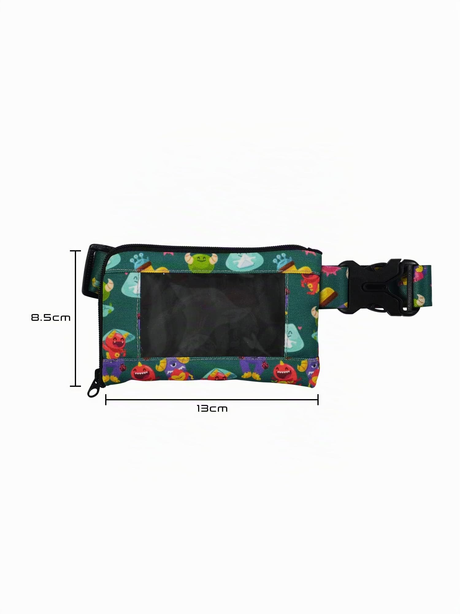 Cinturón para bomba de insulina infantil con ventana de control - Dia-Children Pump Belt - Ajustable 51-85 cm - Compatible MiniMed, Tande t:slim, YpsoPump y otros. (51-85 cm) (SPRING MONSTERS)