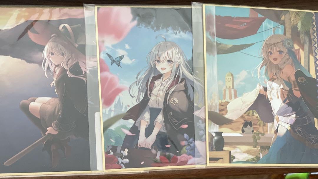 Amazon.co.jp: スクラッチ 魔女の旅々 イレイナ ミニ色紙 3種 : Office