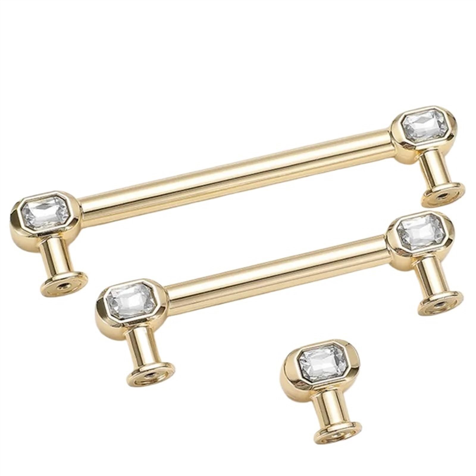 Boutons de commode de garde-robe en cristal contre la décoloration des ferrures