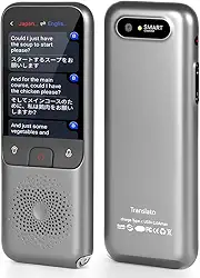 Máquina de Tradução, Cinza, Tradutor de Voz Inteligente Tela Sensível Ao Toque, Dispositivo Tradutor de 138 Idiomas, A Escolha Ideal para O Escritório