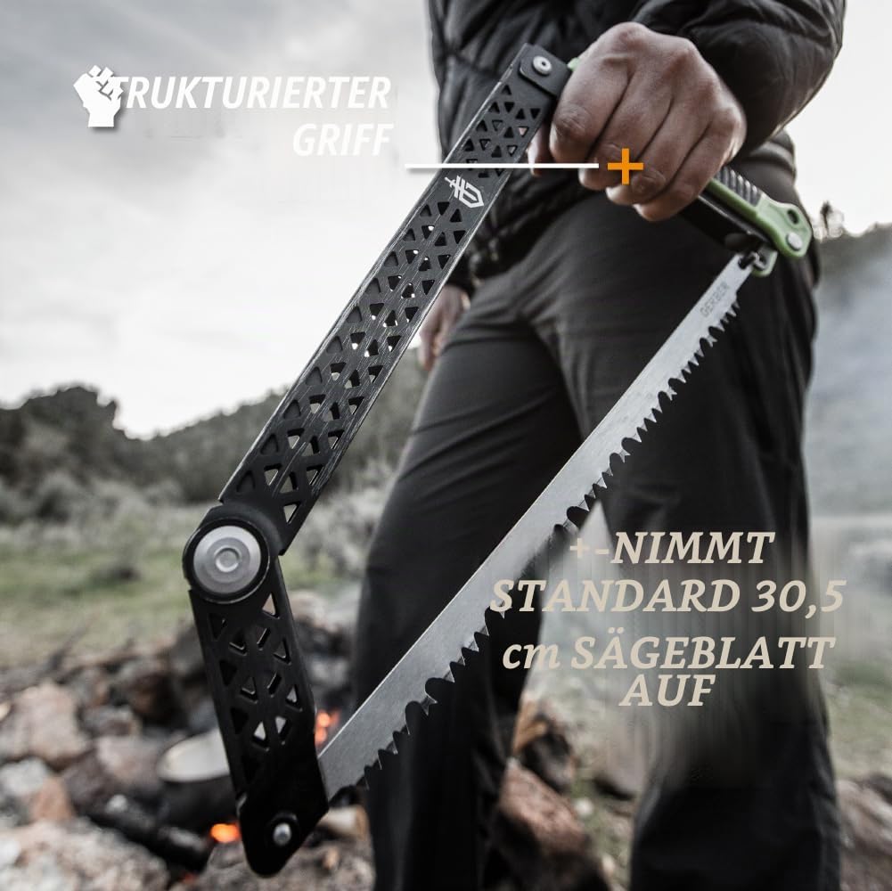 Gerber Bügelsäge, Klappbar, Freescape Camp Saw, Länge: 36,8 cm, 31-002820