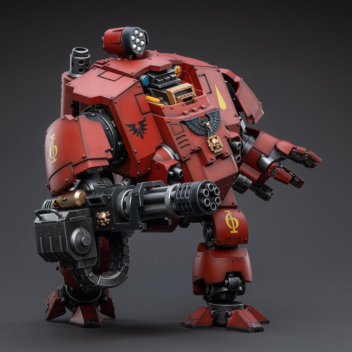 TOYVERSE JOYTOY 1/18 Actionfigur Warhammer 40.000, Blood Angels Redemptor Dreadnought Lorenzo Gabrata, Mobile Gelenke Charaktermodell, 15 Jahre und älter