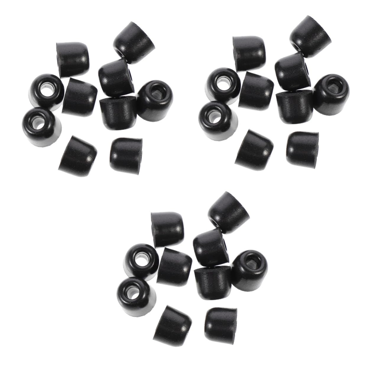 VANZACK 3sets Replacement Earbuds Tips Ear Tips Compatible High Resilience Sponge Perfect Fit Noise Reduction 10pcs*3