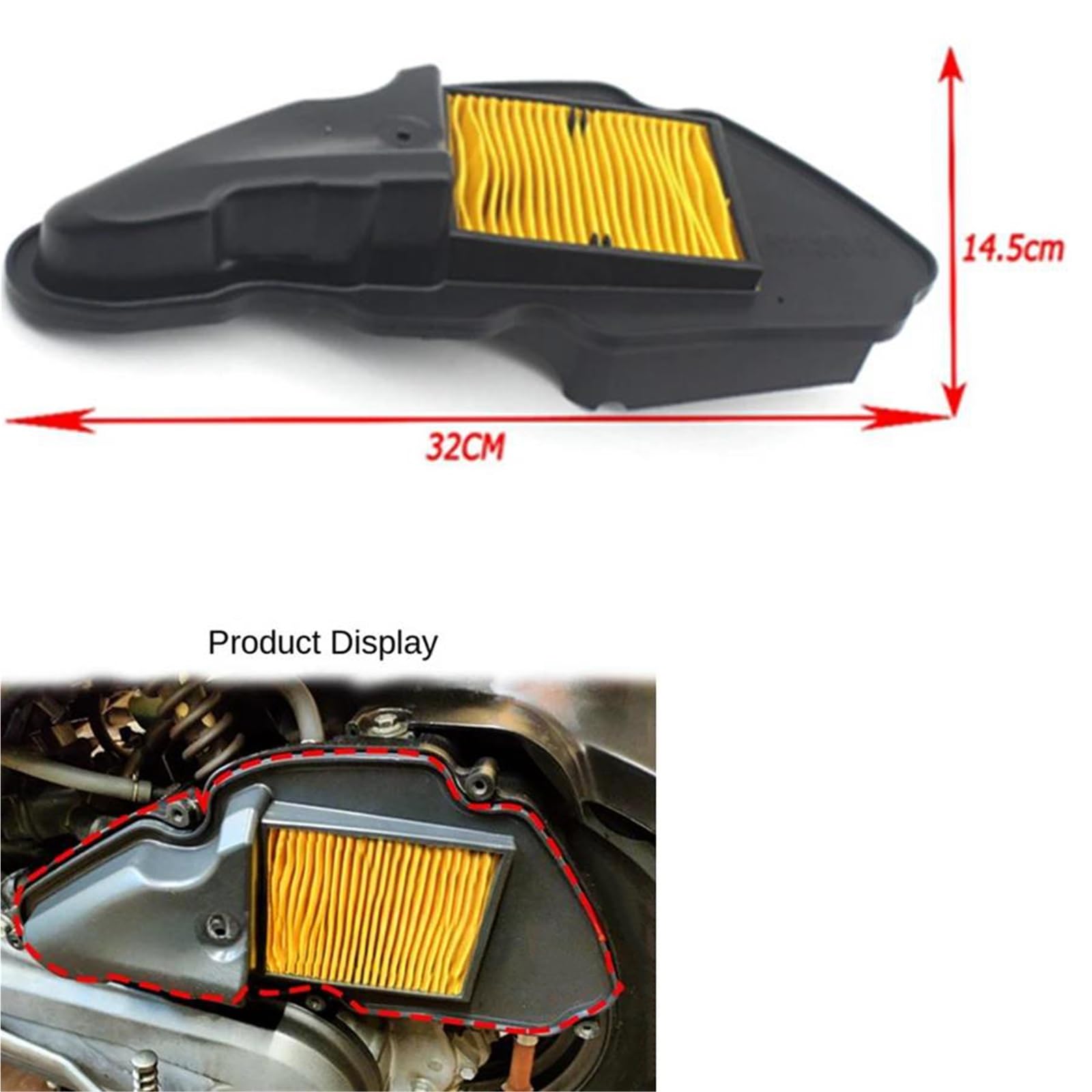 Per Filtro Aria Moto Per Honda ZOOMER AF54/55/56/58 AF63 AF69 filtro aria aspirazione motocicletta