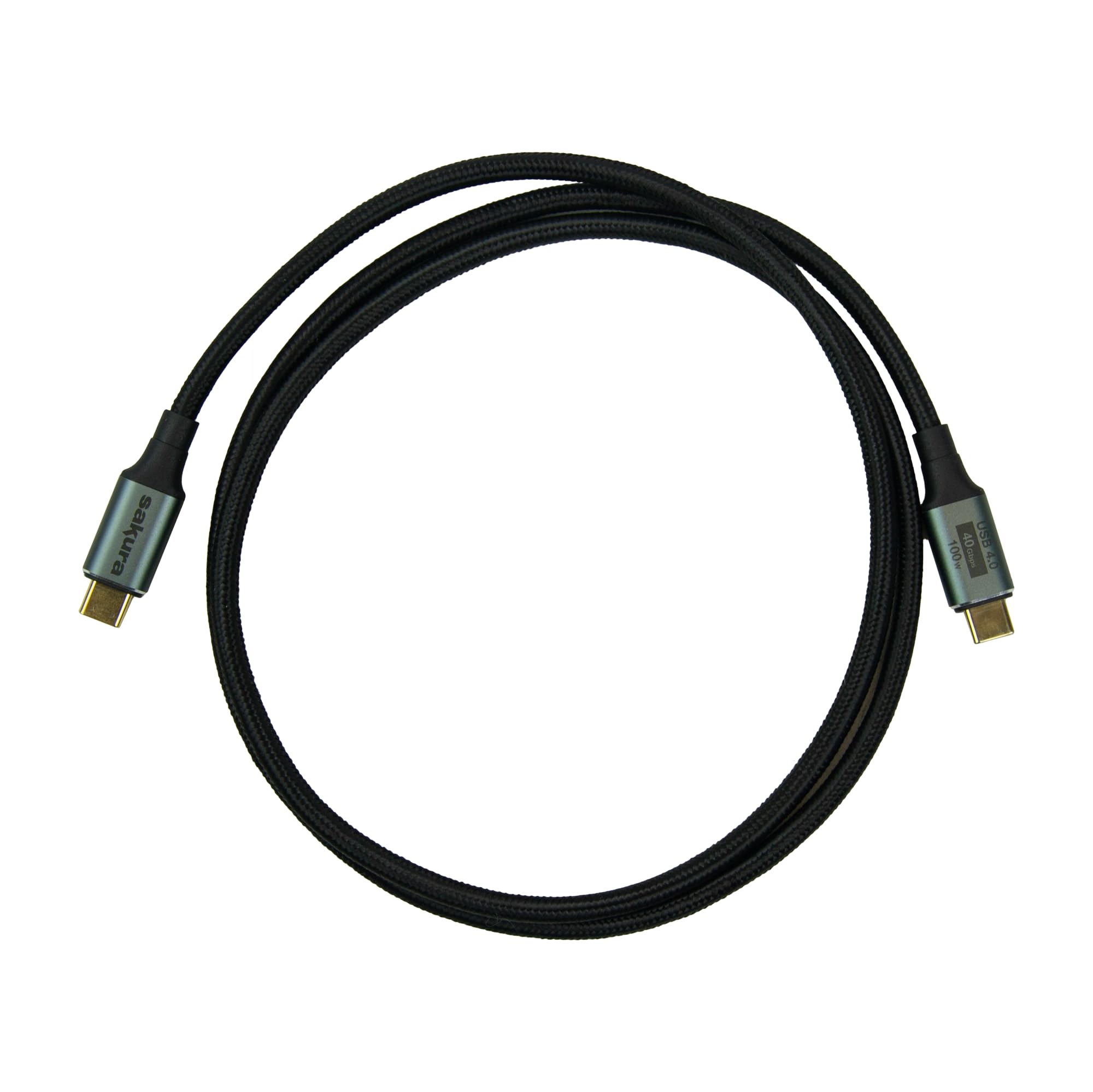 Sakura 100W Fast Charging Cable - USB Type-C to USB Type-C, 1m