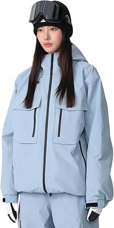 3L Snow Snowboard Jackets for Men Women Windproof Hooded Snowboard Jacket Outddoor Ski Coat