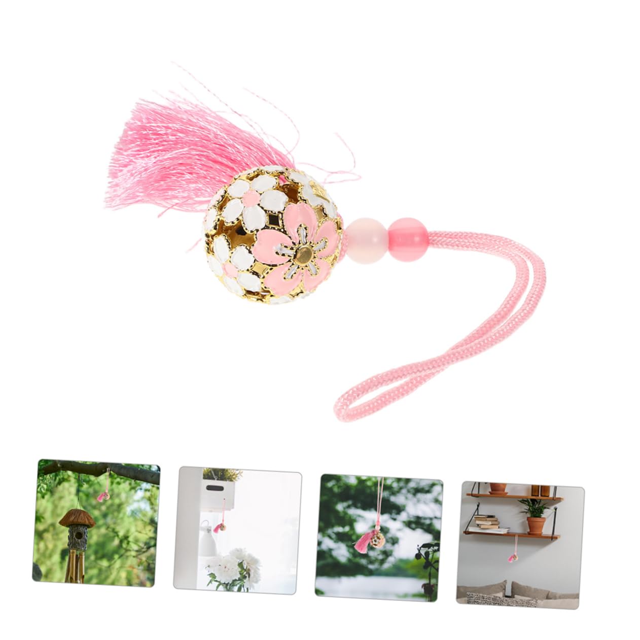 Breloki, Yushouyun Bell Pendant Japońskie ozdoby amulety Omamori Wisiorek Fortuny Wiszący wisiorek Torba
