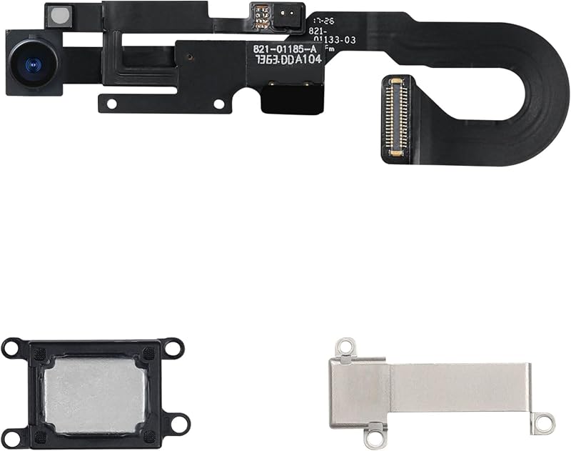 Ear Speaker Front Facing Camera for iPhone 8 SE 2nd Gen 3rd Gen | Repair Earpiece Flex Cable Fix Ear Speaker Module with Ambient Light Sensor Proximity Sensor Connector 7MP A1863 A1905 A1906