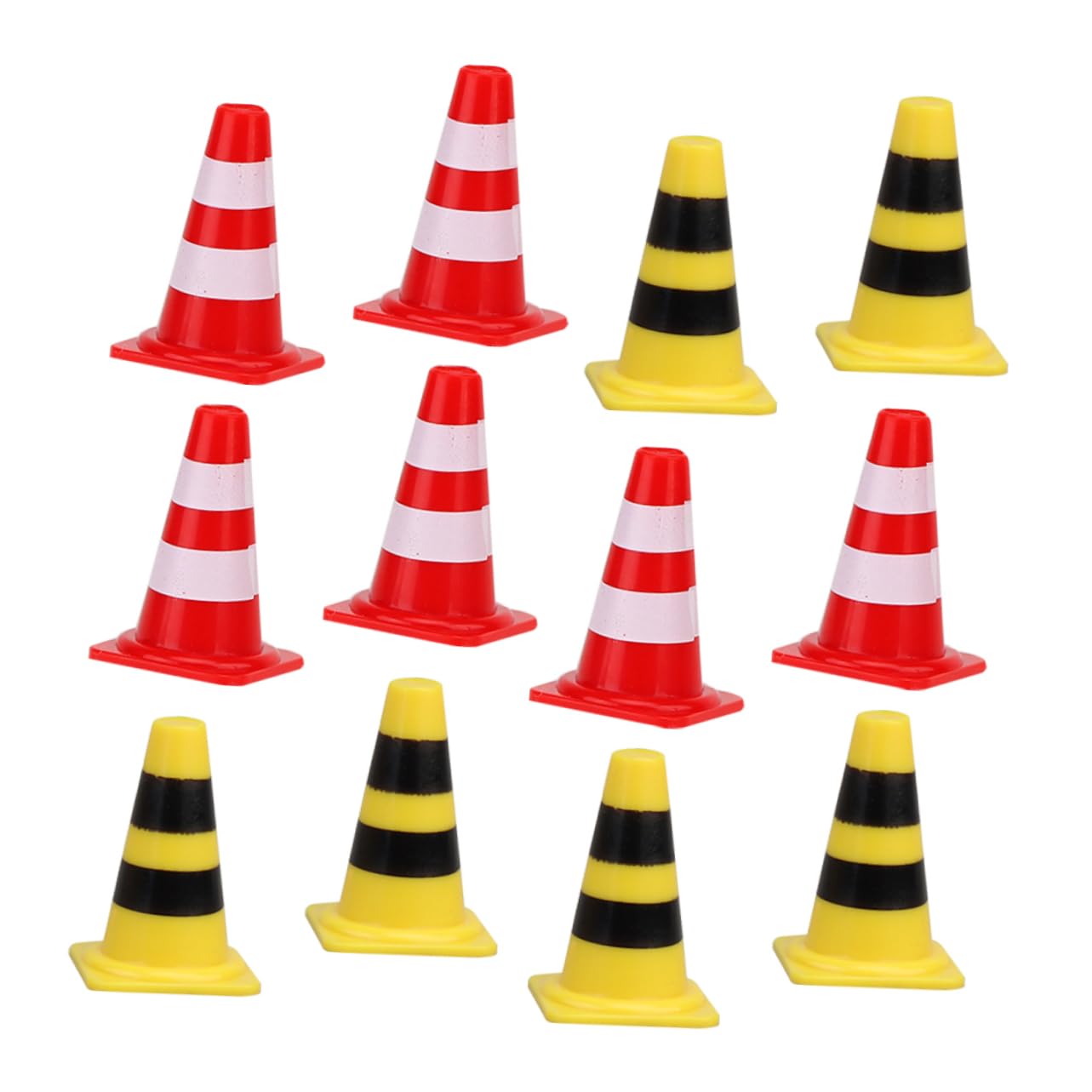 CORHAD Educational Traffic Sign Toy Set Boys and Girls Play 30 Plastic Roadblock Models