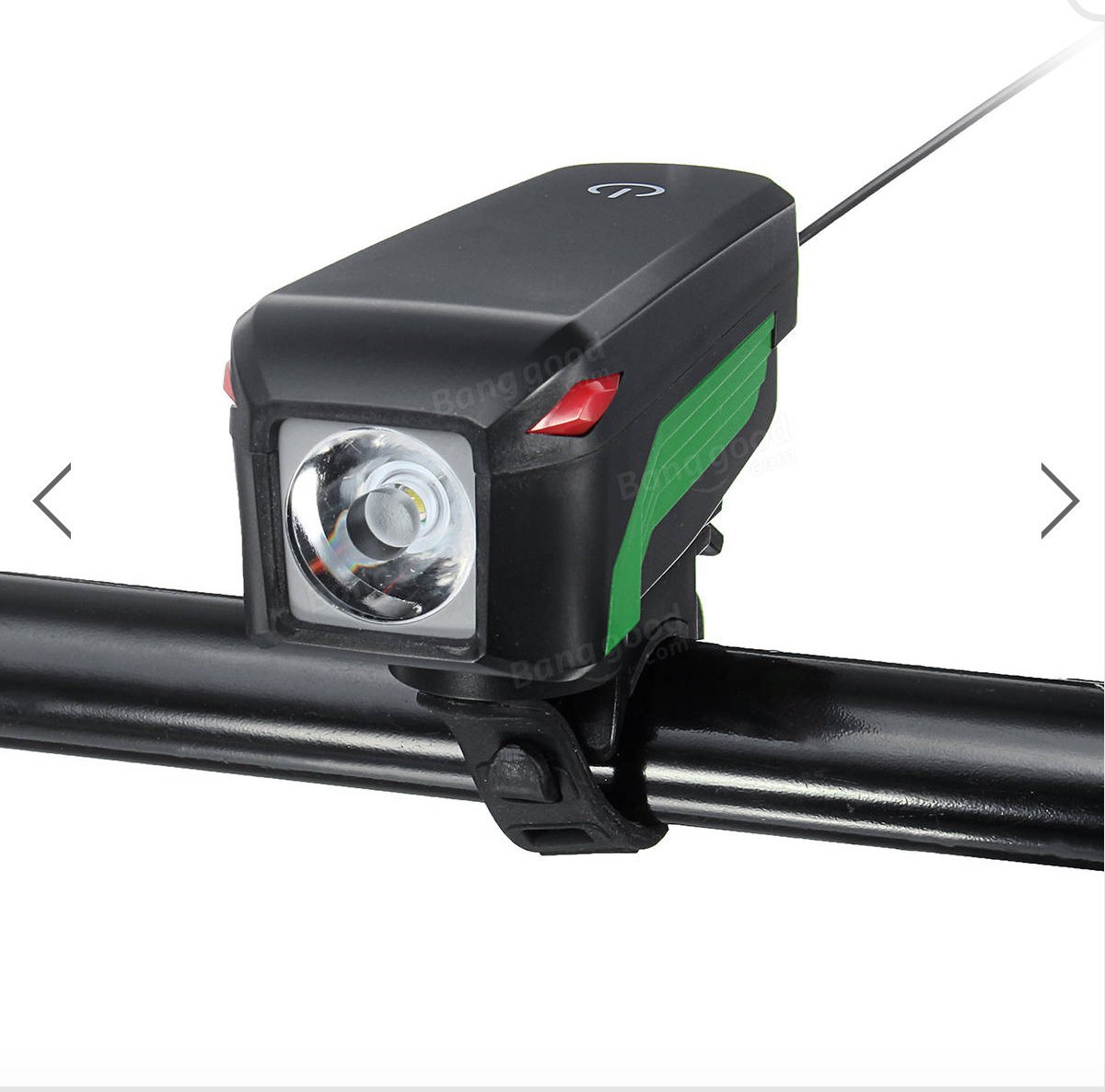 Buy Lista Rechargeable Bike Horn And Light 140 DB with Super Bright 250