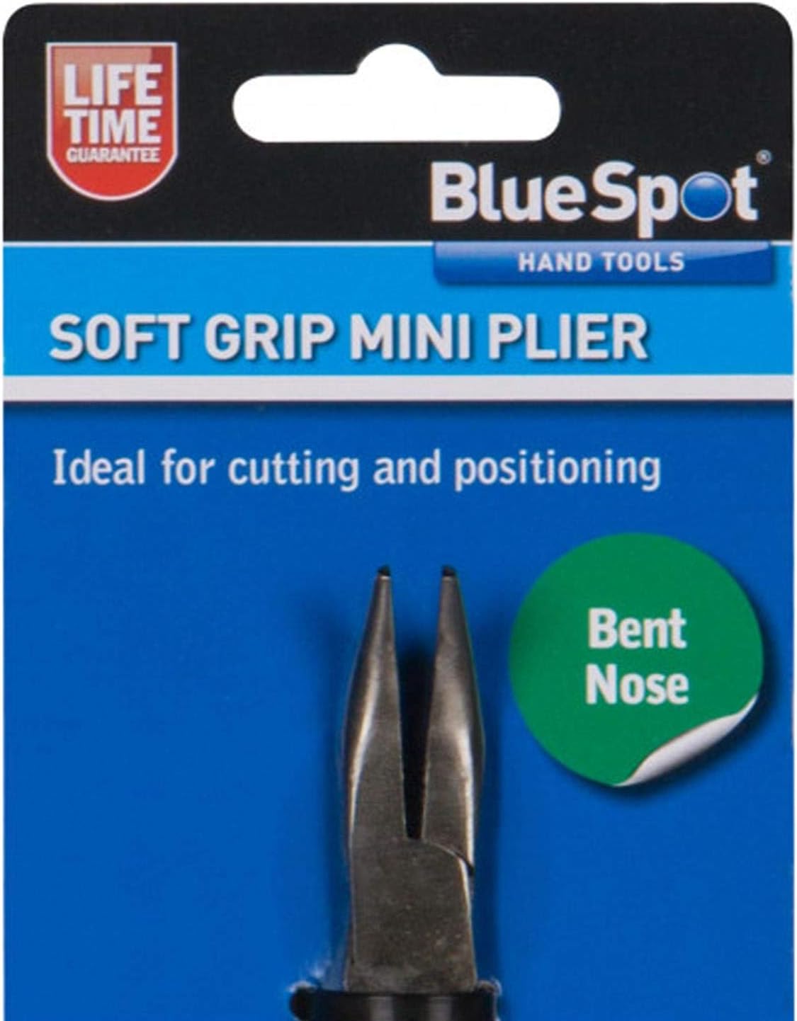 Blue Spot 08505 Mini Bent Nose Plier Dipped Handle