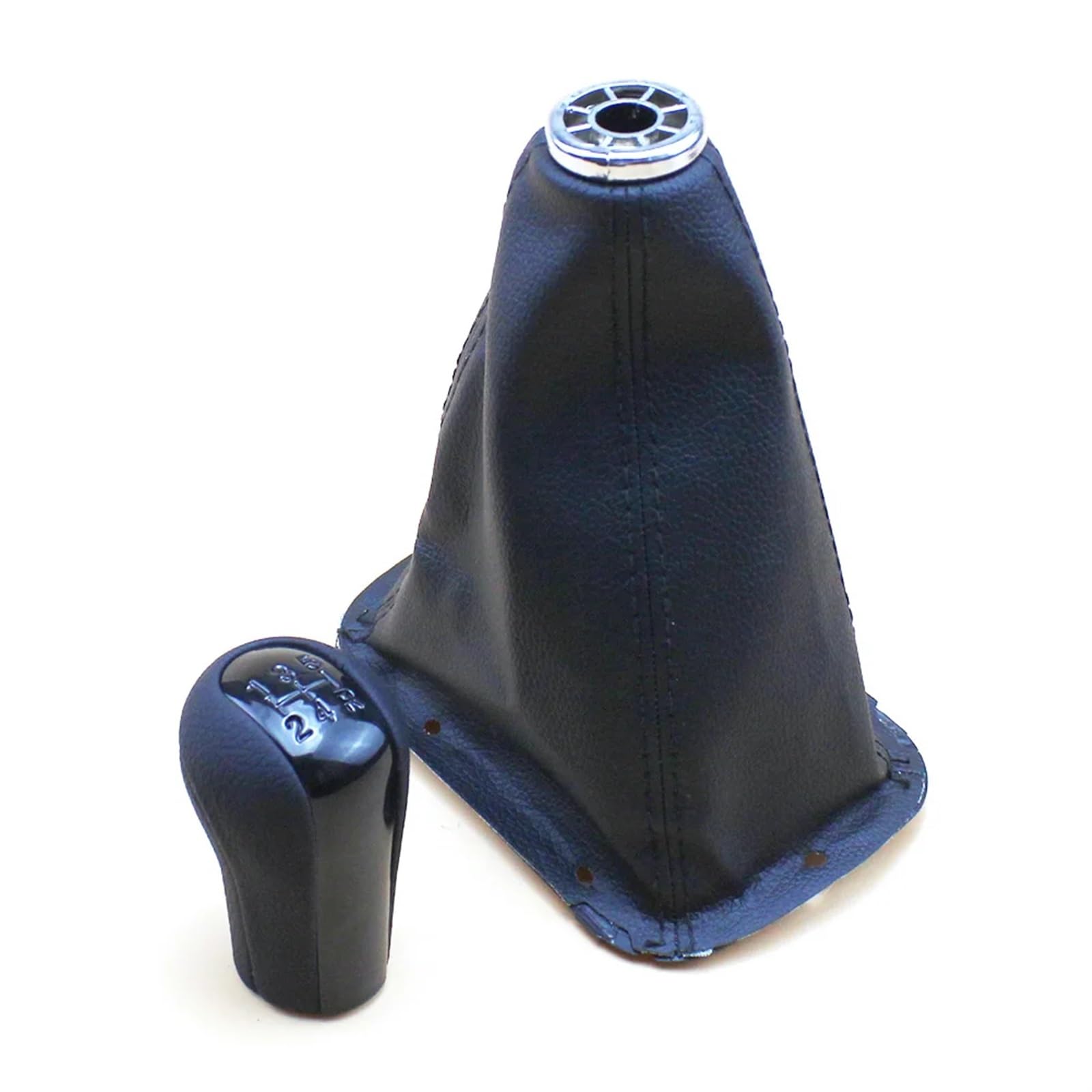 HSUKIHO Car Shift Knob Cover for Toyota for AVENSIS T25 MK2 II 2003-2009 Car Gear Shift Cover Black Gear Shifts KNOB Boot Frame