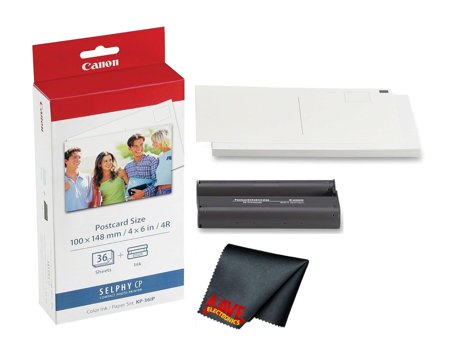 Amazon.com : Canon KP-36IP Color Ink and Photo Paper Set 4