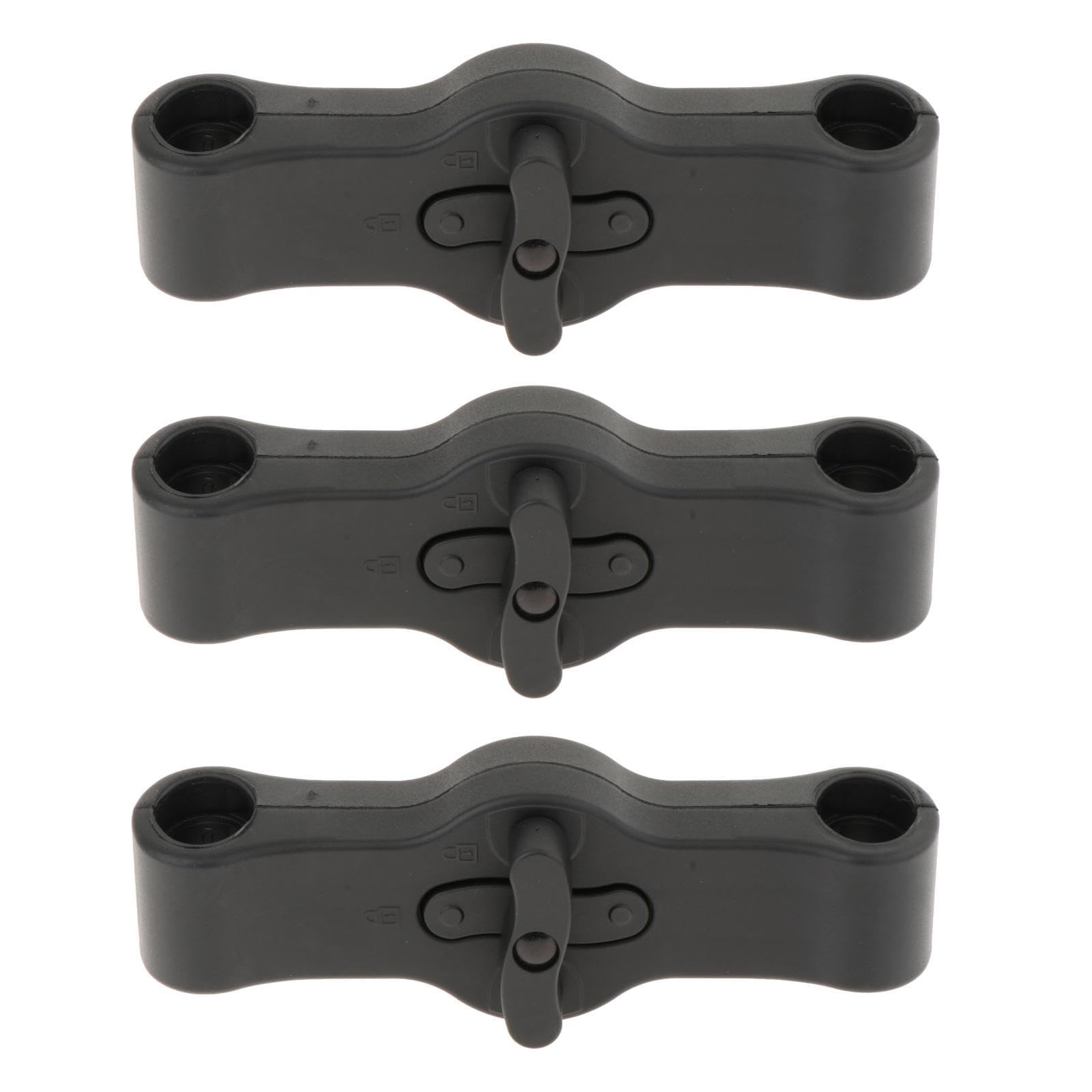 Perfeclan 2-in-1 Doppel-Kinderwagen-Anschlüsse 3 Stück für Kinderwagen Zubehör