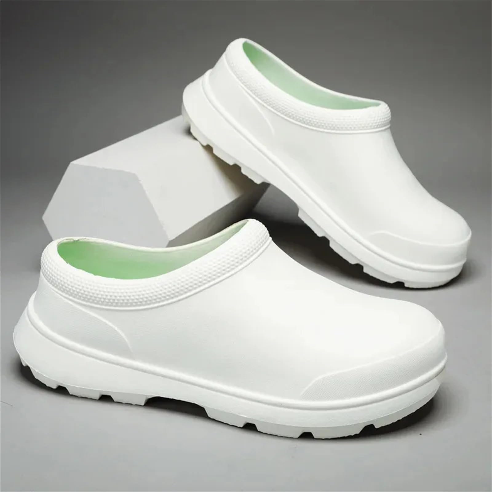 Scarpe da Chef Antiscivolo Scarpe da Cuoco Eva Uomo e Donna Uomo | Acqua esterna confortevole a prova di olio for infermiera impermeabile antiscivolo