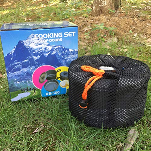 BESPORTBLE, 1 conjunto de utensílios de cozinha para acampamento portátil, dobrável, conjunto de pan